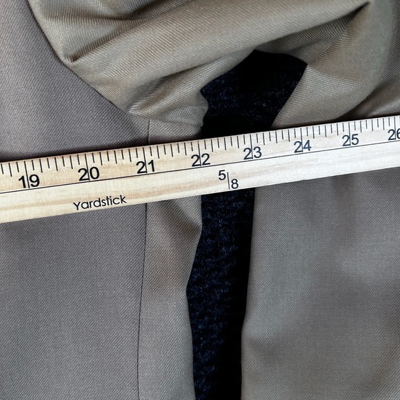 Calvin Klein Men Tan Wool Blend Blazer Suit Jacket Sport Coat Men's Size 44R - Picture 10 of 11